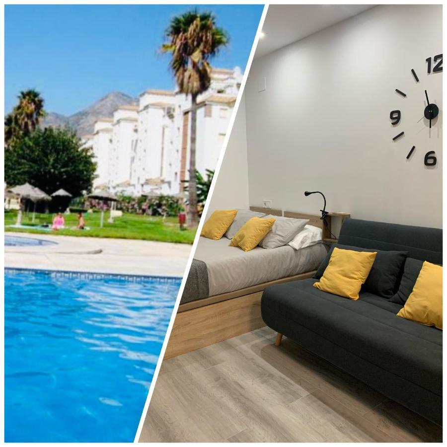 Precioso Estudio Frente Al Mar Con Piscina Benalmádena Exterior photo